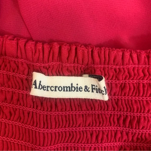 Abercrombie‎ & Fitch Vibrant Red Blouse - Picture 5 of 6